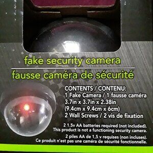 DOME SHAPED FAKE SECURITY CAMERA